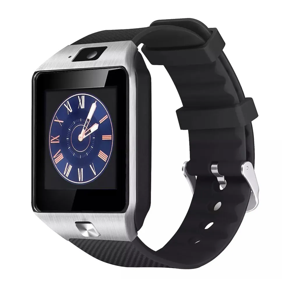 Silver HotBluetooth Smartwatch камера Смарт часы трекер спорт поддержка SIM TF карта IOS Android - Цвет: Silver