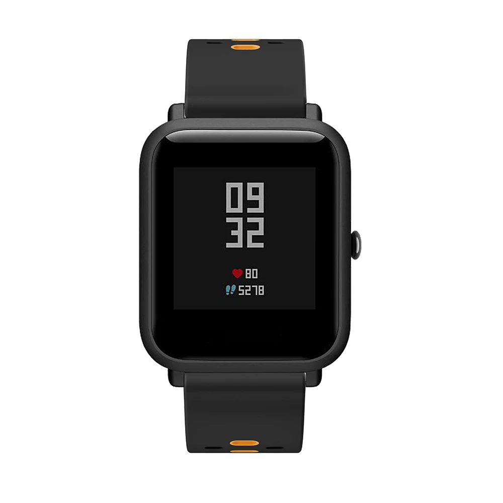 UEBN 20 мм силиконовый сменный дышащий ремешок для часов Xiaomi huami Amazfit bip спортивный ремешок Amazfit GTR 42 мм и GTS полосы