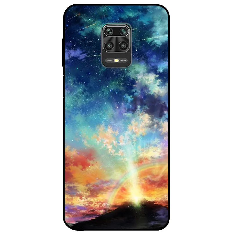 For Xiaomi Redmi Note 9S Case Soft Silicone Back Case for Xiaomi Redmi Note 9 Pro Note9s 9 s Case Redmi9 9S Black Phone Cover 