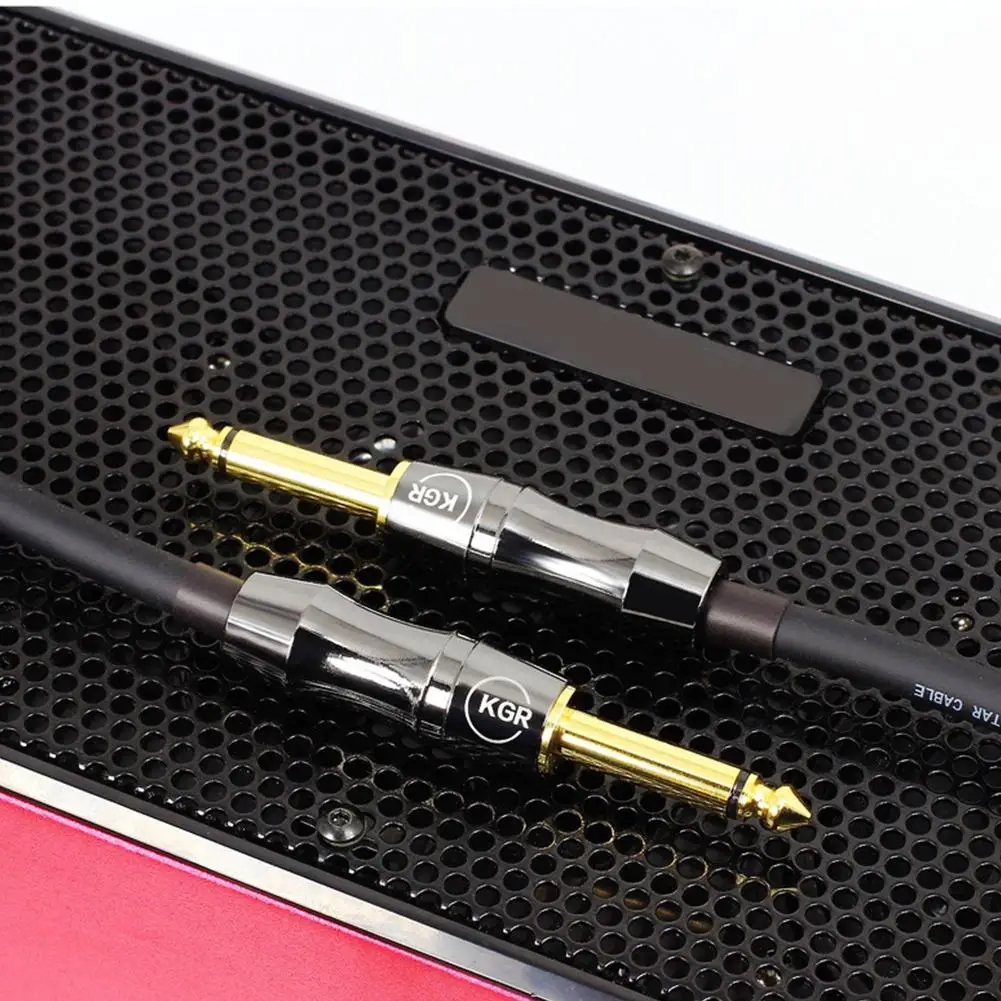 Guitar Audio Cable Connecting Line Electric Guitar Bass Piano Keyboard Drum Instrument Noise Reduction Shield Guitar Wire 20AWG