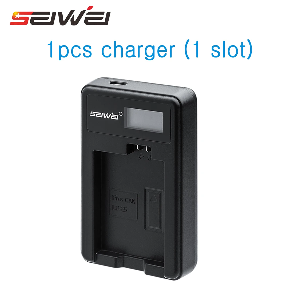 7,4 в 1080 мАч LP-E5 LP E5 цифровая камера батарея+ ЖК USB зарядное устройство для Canon 450D 500D 1000D KISS X2 X3 F Rebel XS XSi T1i - Цвет: D