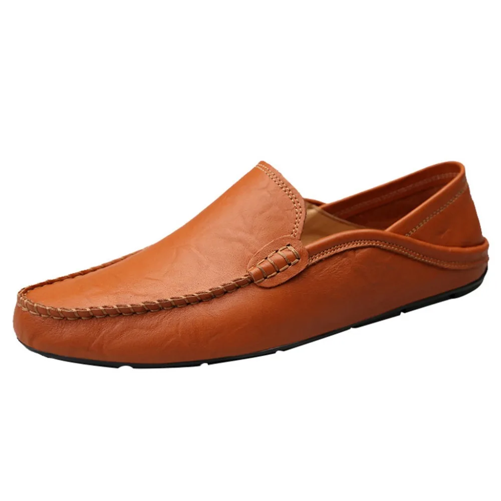   Leather Shoes Men Sneakers Loafers Summer Casual Elegant Driving Mens Shoes Classic Loafers Boat Shoes  zapatos de hombre (1)