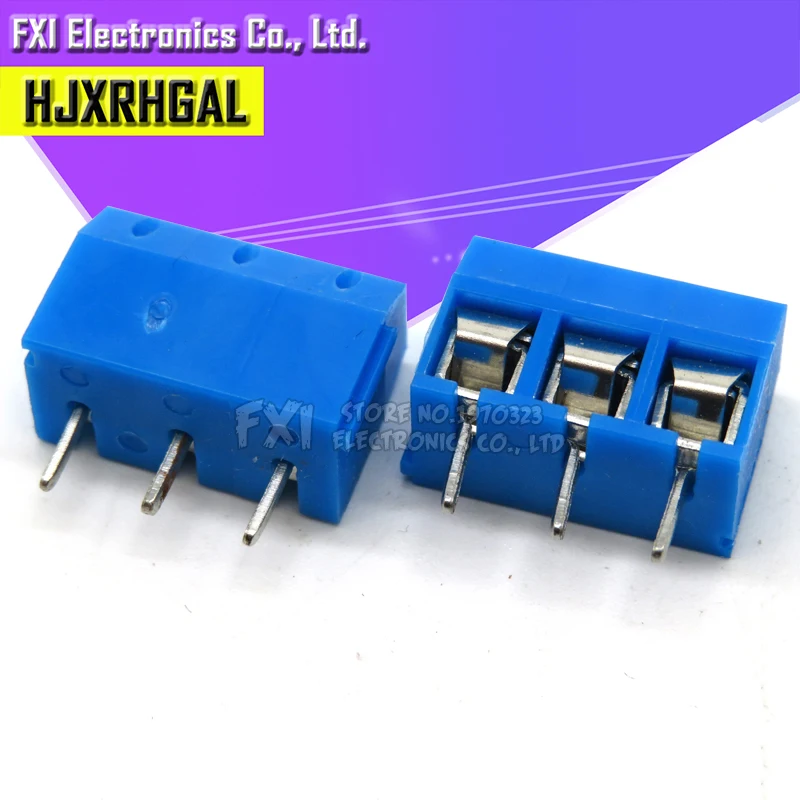 1000 шт. KF301 KF128 KF126 KF3.96 KF3.5 2P 3P 5 мм/3,5 мм/2PIN 3PIN клеммный винт клеммный соединитель