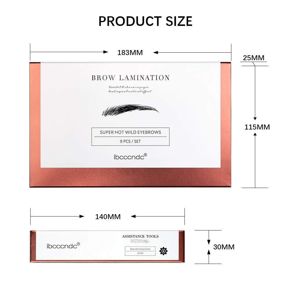 1PC Brow Eyelash Lamination Kit Safe Brow Lift Eyebrow Lifting 3D Effect Protable Travel Kit Professional Beauty Salon Home Use 5