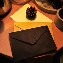 10 шт черно-белые крафт-бумажные бизнес-конверты, винтажные конверты для бизнеса, свадебные приглашения, подарочные конверты, бумажные конверты с буквами