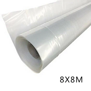 

4 Year 6 Mil Clear Plastic Greenhouse Poly Film Polytunnel Poly Hot House Cover 6*5m/6*6m/6*8m/8*8m Greenhouse Protective Film