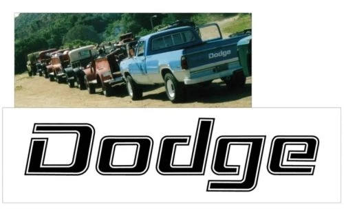 Для 1977-84 DODGE TAILGATE Виниловая Наклейка для автомобиля грузовика | Автомобили и