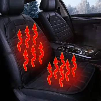 

12V Car Winter Single-seat Electric Heated Heater Seat Cushion Pad Cover Winter Heating Seat Cushion Single Seat
