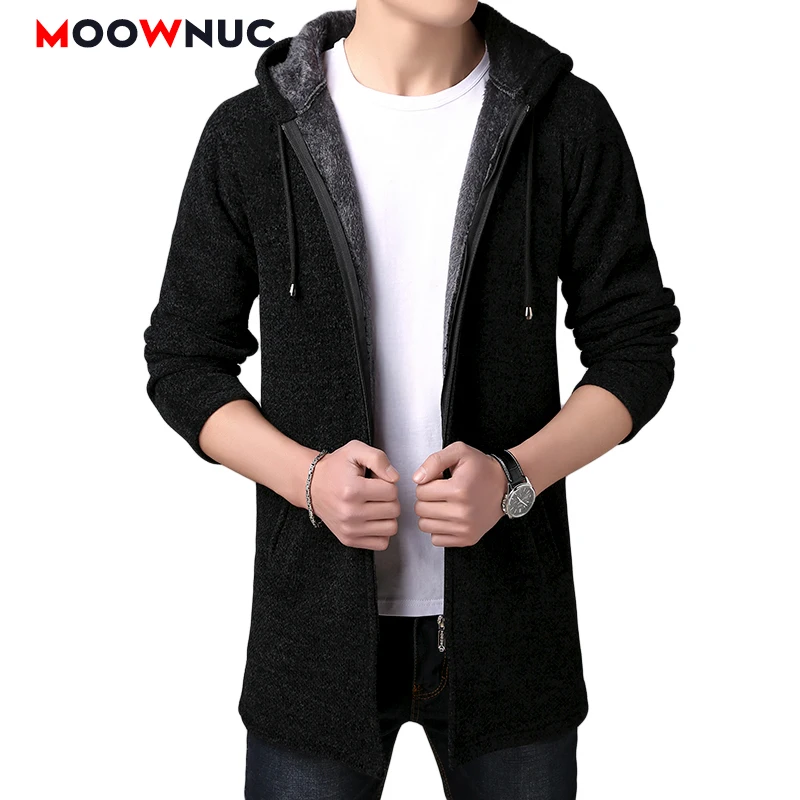 Coats Cardigan Sweaters Spring Long-Sleeves Male Mens Casual Fashion Autumn Slim Thick