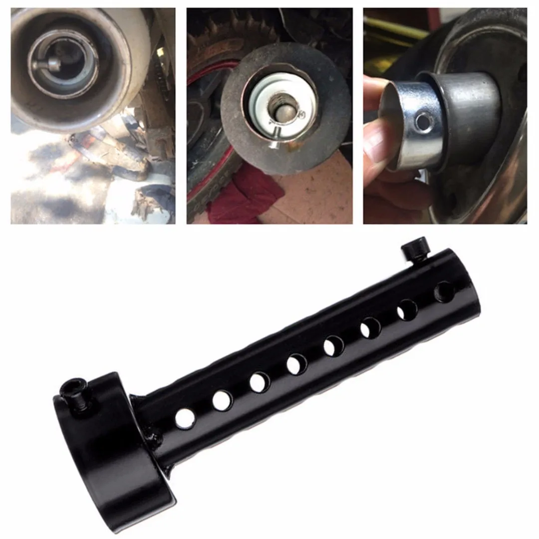 New Arrival 45MM Universal Motorcycle Exhaust Can DB Killer Silencer Removable Muffler Baffle Black