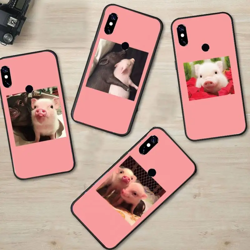 

Cute pink animal pig Phone Case For Xiaomi Redmi 9 8 9t a3Pro 9se k20 mi8 max3 lite 9 note 9s 10 pro