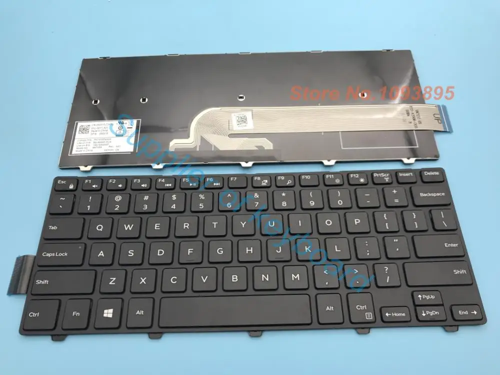 Original NEW English keyboard For Dell Inspiron 14 3442 3450 5442 5445 5447 5448 laptop No Backlit | Компьютеры и офис