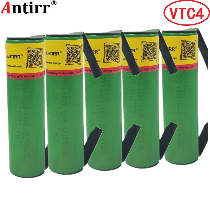 Новинка 100% ОРИГИНАЛ 3 6 V 18650 VC18650VTC4 2100mAh VTC4 20A 30A разрядная аккумуляторная батарея +