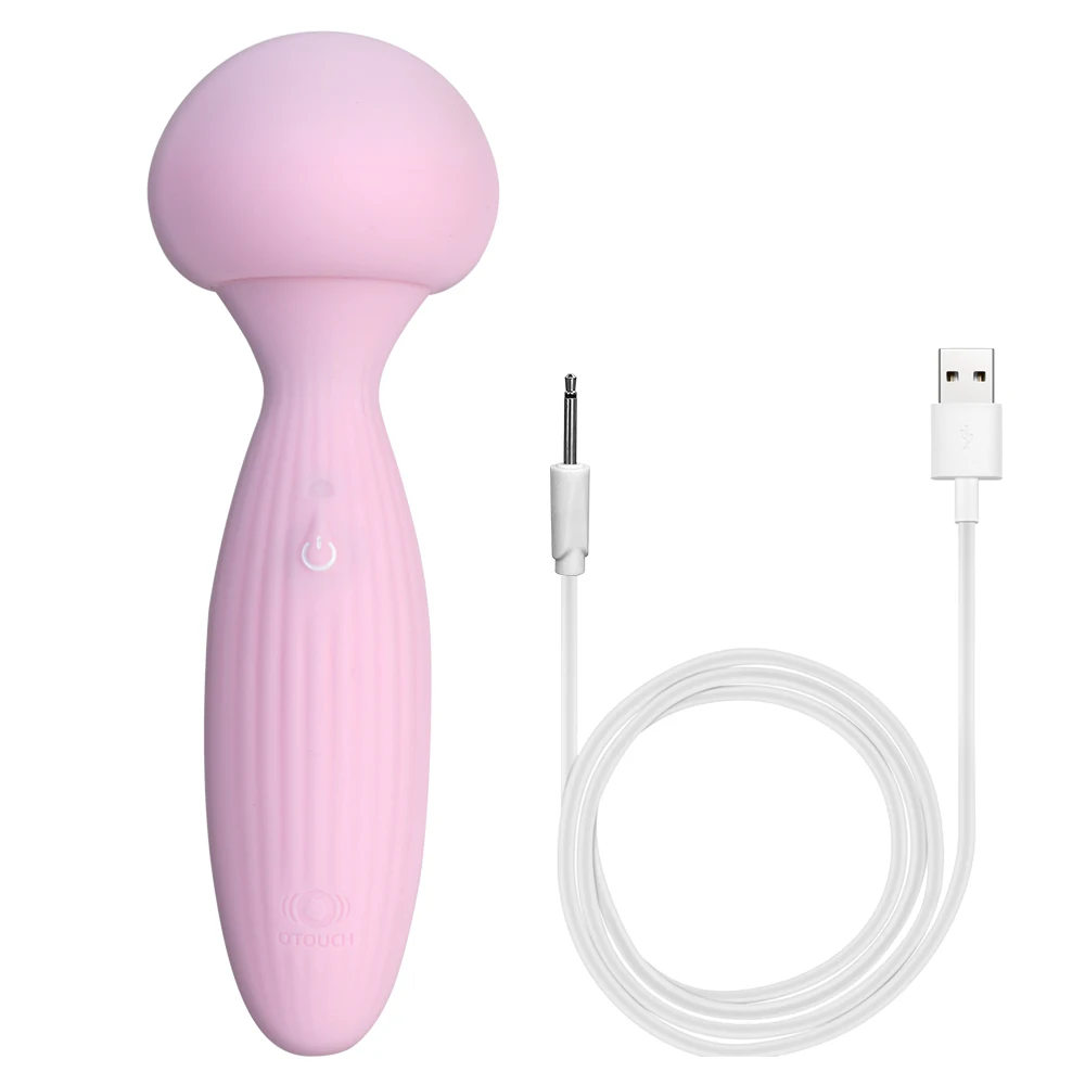 Vibratore a fungo AV con bastoncino per massaggio, stimolatore del clitoride, massaggiatore, vibratore per punto G a 7 frequenze, giocattolo sessuale r_voghion.com