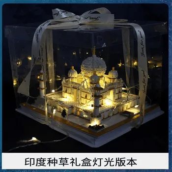

New Taj Mahal Diamond Particles Building Blocks Assembled Toys for Lepinblock World Famous Architecture The Best Gift for Friend