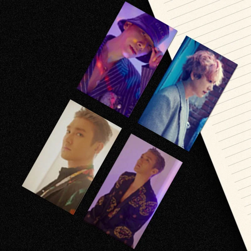 30 шт./компл. Super Junior из прозрачного ПВХ с фотографией Донхэ Heechul Donghae HD коллективных Фотокарта вентилятор Поддержка
