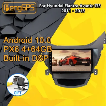 

For Hyundai Elantra I35 avante Android Radio 2011-2015 Car multimedia Player Stereo PX6 GPS Navigation Head unit Autoradio Audio