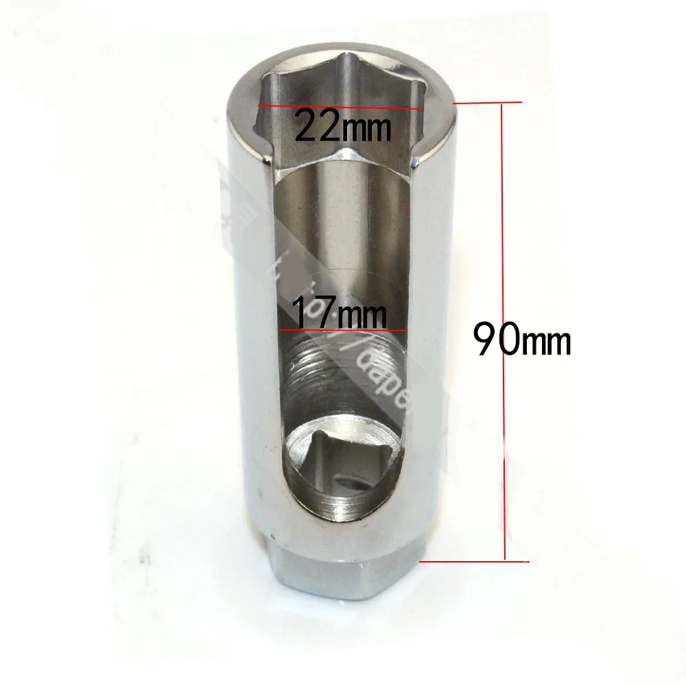 12.5mm big size open Инструмент для демонтажа гаечного ключа для автомобильного датчика кислорода 22 мм специальный автомобильный инструмент № A0844 - Цвет: 12.5mm big size open