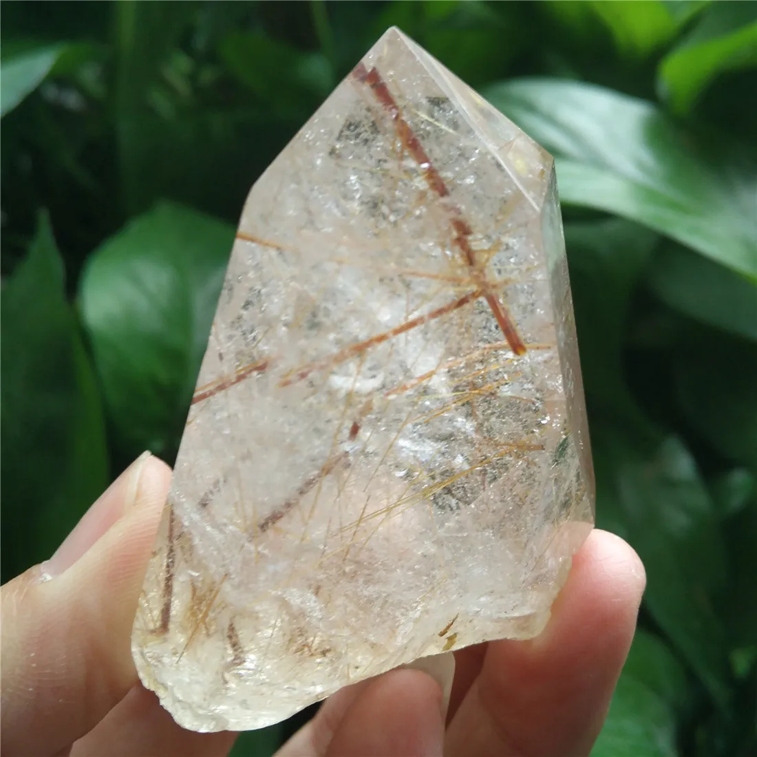 Кристаллический камень рутил камни айланда кристаллы Wicca Кристальный Пьер Naturelle