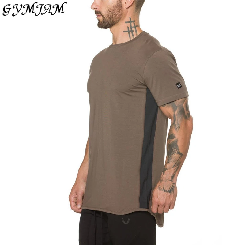 

Muscle Men's Cotton Fitness T-Shirt Casual Men's Tops Brand Fashion Men's Short Sleeve T-Shirt streetwear Men's Wear