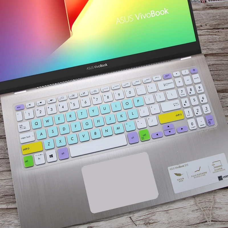 Силиконовый защитный чехол для клавиатуры ASUS Vivobook S15 S532F S532FL S532 s530 s531 s531F s531FL 15,6 дюймов