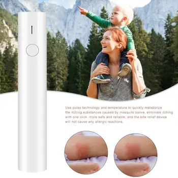 

Electronic Bug Bite Itch Neutralizer Insect Sting Bite Relief Device Infrared Pulse Antipruritic Stick for Children Adults