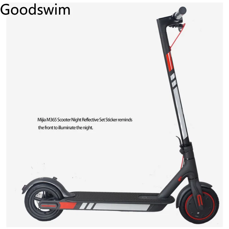 Светоотражающие наклейки для Xiaomi Mijia M365 электрический скутер M365 M365 Pro светильник метки Пастер Ночная Предупреждение льная лента отражатель