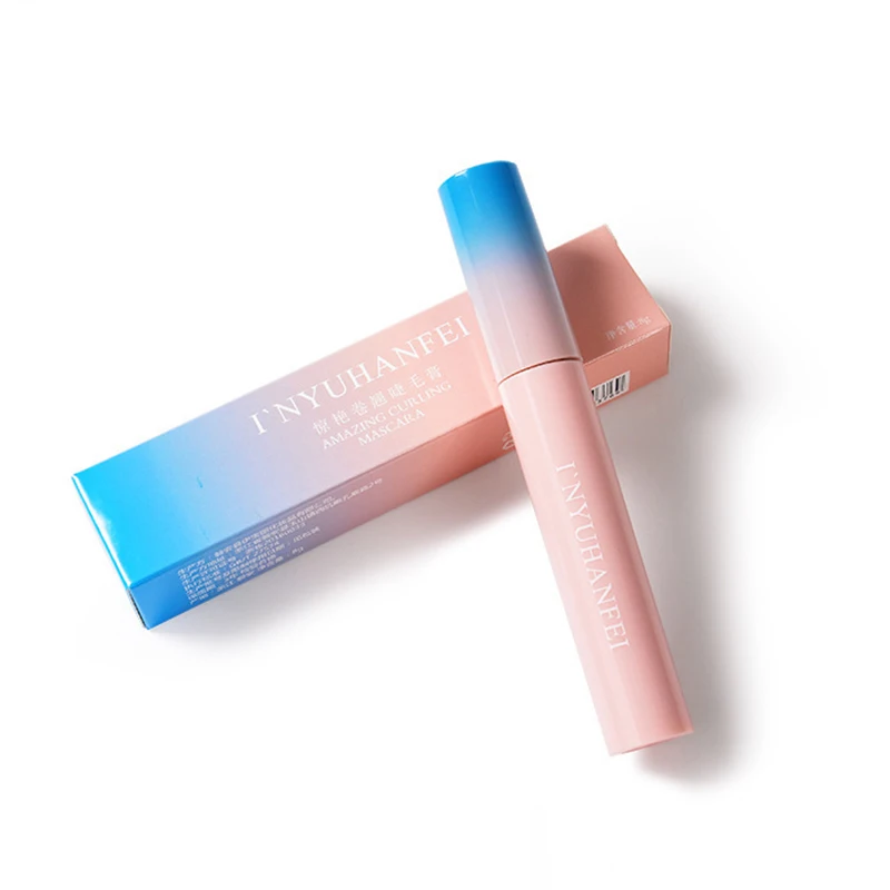 Waterproof Natural Silk Fiber Eyelash Liquid Curling Slender Thick Eyelash Mascara Eye Makeup Extension Eye Lashes