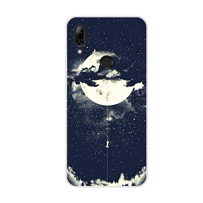 Huawei P Smart Z силиконовый чехол ТПУ чехол мультфильм телефон чехол для huawei P Smart Z PSmart SmartZ PSmartZ мягкий 6,59 дюймов - Цвет: Чёрный матовый