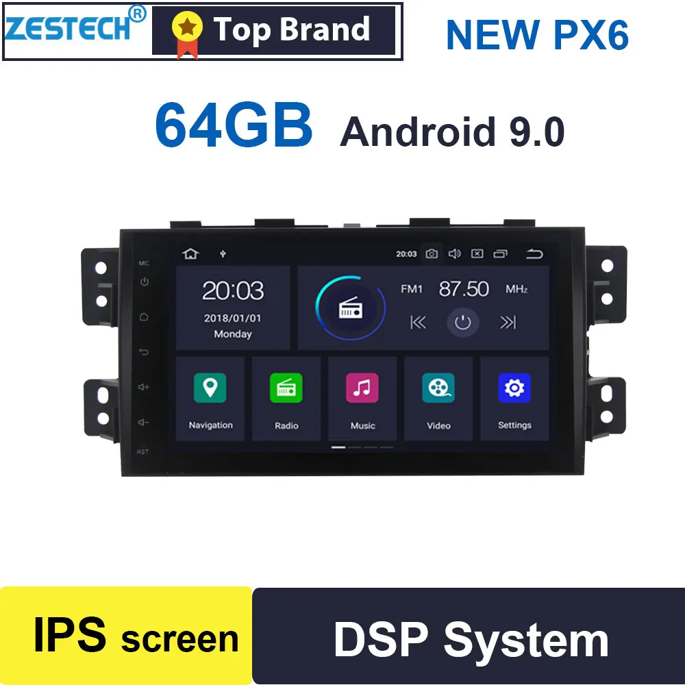 Top ZESTECH PX6 Touch Screen Android 9.0 2 din Car Radio DVD GPS for Kia Borrego / Mohave 2008-2012 Car multimedia for Kia Mohave 1 Top ZESTECH PX6 Touch Screen Android 9.0 2 din Car Radio DVD GPS for Kia Borrego / Mohave 2008-2012 Car multimedia for Kia Mohave 1