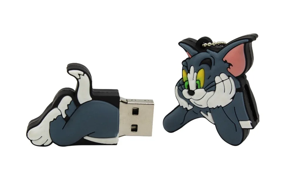 USB флеш-накопитель с надписью ME, 64 ГБ, с милым котом и мышью, 4 ГБ, 8 ГБ, 16 ГБ, 32 ГБ, флешка, USB 2,0, Usb