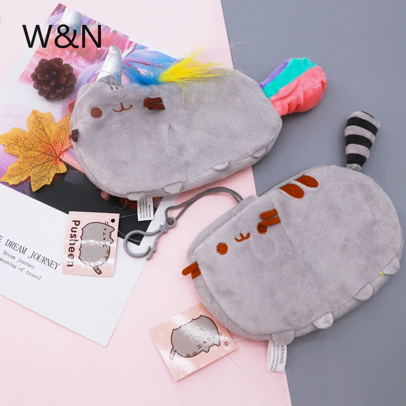 Estuche de lápices de unicornio con cola de arcoíris para niñas, bolsa de lápices grande de felpa, lápices de papelería Kawaii de unicornio, suministros escolares|Bolsas para lápices| - AliExpress