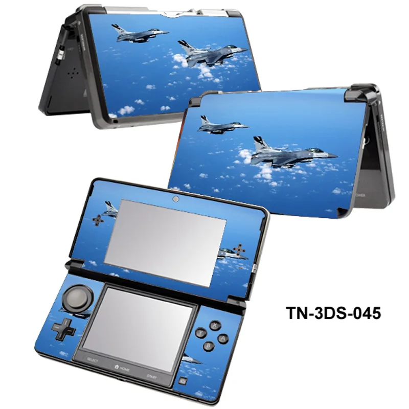 Cartoon design for 3DS Console Gamepad Protector Cover  For 3DS Sticker for nintend o 3ds pvc skin sticker 