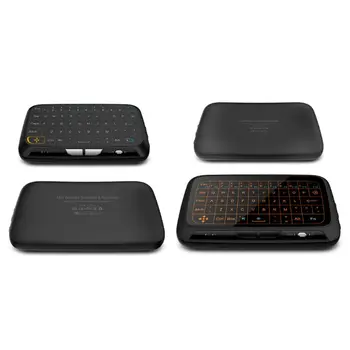 

H182.4GHz Wireless Mini Keyboard with Whole Panel Touchpad Rechargable Li-ion Battery for PC Computer/Laptop