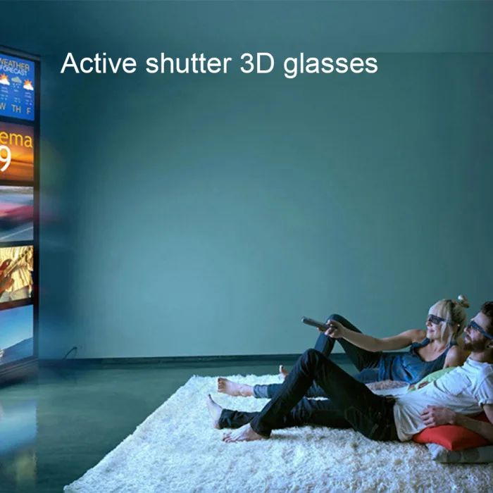 Легкие активные затвор перезаряжаемые 3D очки для DLP соединение проектор AS99
