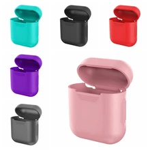 Мягкий силиконовый чехол для Apple Airpods 1 2 проводной чехол для AirPods чехол s ультра тонкий чехол для наушников для airpods2