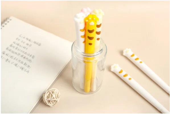 Gel Pen Wholesale Cute Cat Claws Soft Glue Neutral Pen Students Creative Pen Stationery Writing Tools 40pcs/Lot 0.5mm GP658