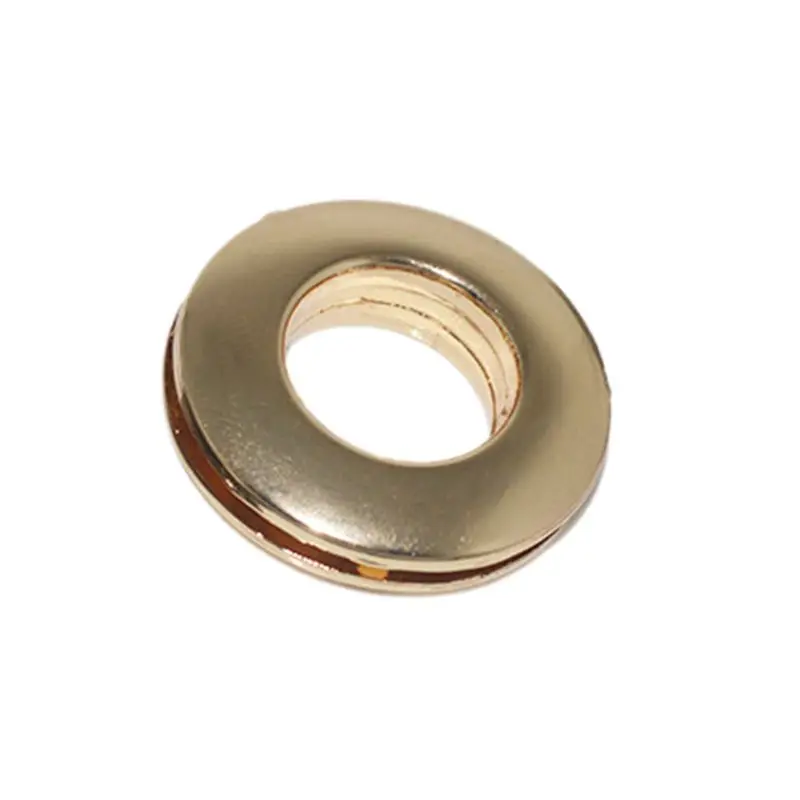 Круглая форма ушко металлическое кольцо с винтом для сумки кошелек сумка запчасти аксессуар - Цвет: Gold