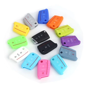 

Factory Price Hot Sale Swift Car Accessories Soft 3 Buttons Remote Fob Key Shell Silicone Car Key Cover For Silicon Car Key Case