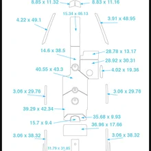 Mastercraft Xstar Cockpit Pad лодка EVA Тиковый настил 1/" 6 мм