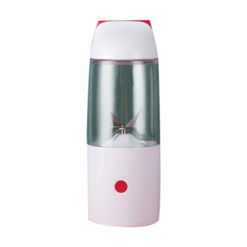 White and Red Блендер, соковыжималка для смузи, Миксер для фруктов с перезаряжаемой батареей - Цвет: White and Red