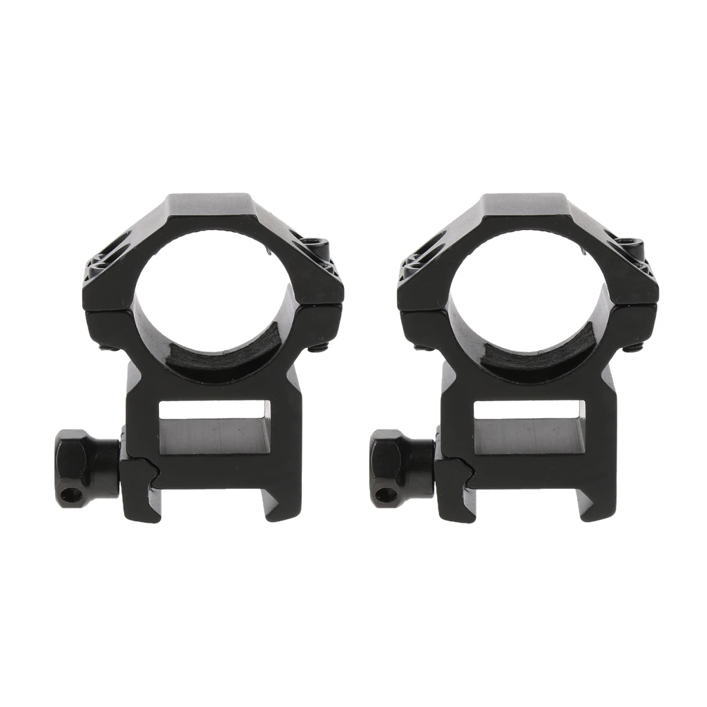 25.4mm 1'' Scope Mount Rings Holder Fits for 20mm Dovetail Rail Flashlight Mounts High Profile Bracket Ring Scope Clamp