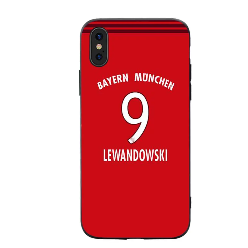 RKQ Bayern Star Jersey стильный мягкий силиконовый чехол для телефона для iPhone 5S, SE 6 6S 7 8 Plus X XS XR 11 Pro Max TPU чехол