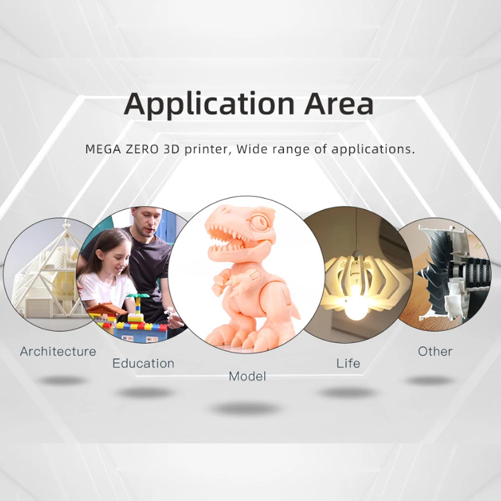 ANYCUBIC распродажа цена 3D принтер Mega Zero полностью металлическая рама Impresora Высокая