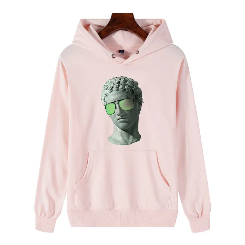Vaporwave унисекс толстовки Streetwear K уличная Sad Girl Ретро аниме для женщин/мужчин Эстетическая мода японский хлопок нормальный с капюшоном