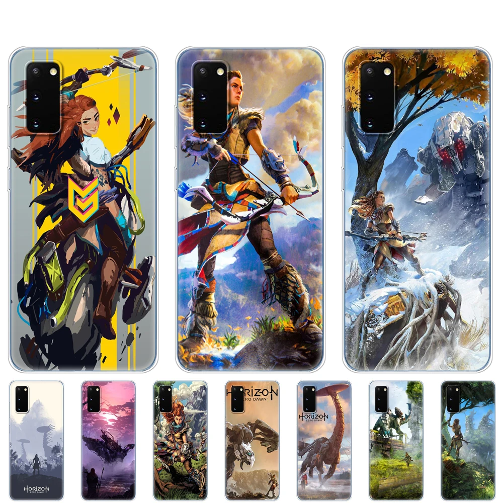 Силиконовый чехол для samsung galaxy S20 PLUS Ultra S10 lite телефона note 10 plus Horizon Zero Dawn aloy |
