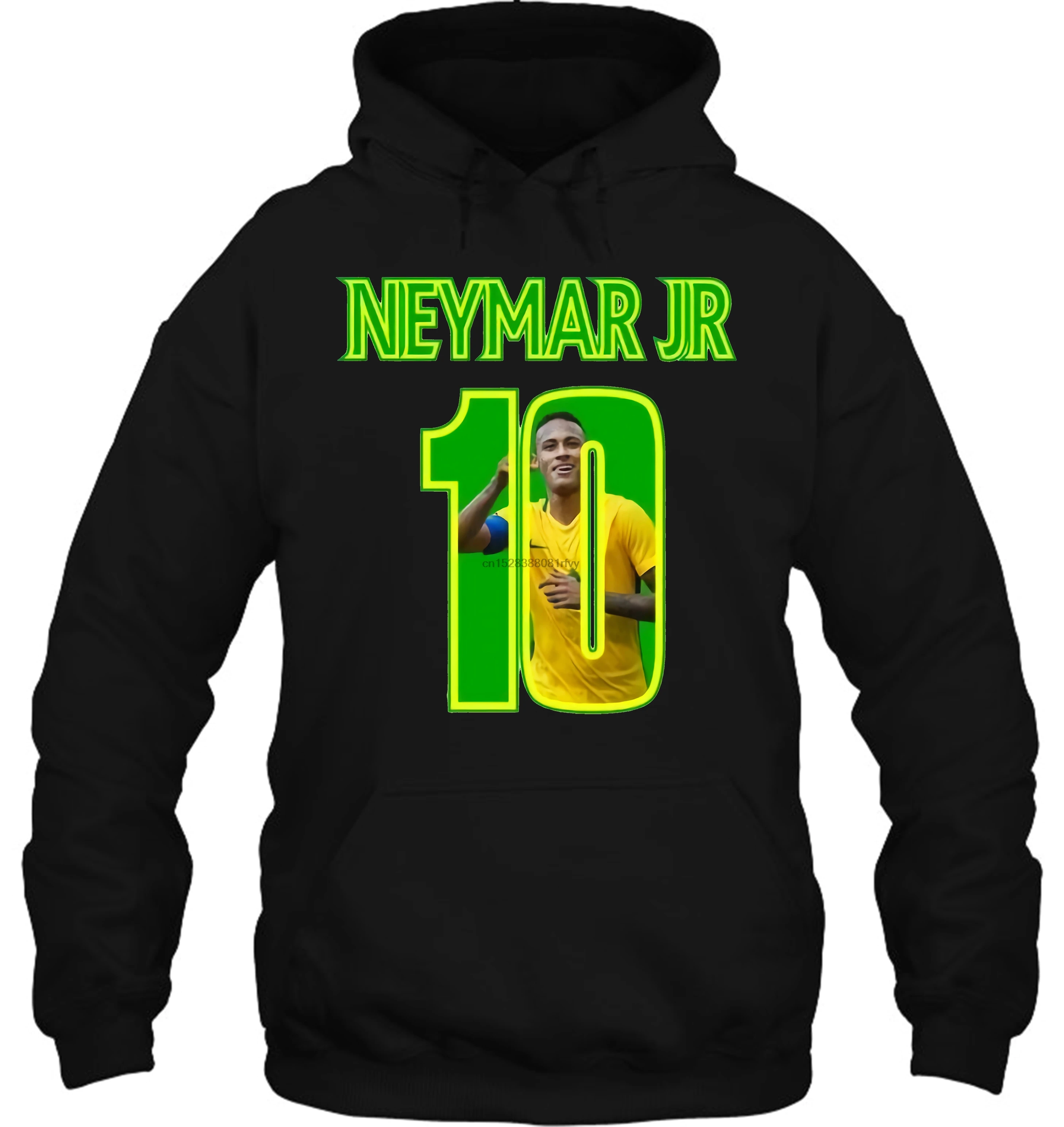 Мужская толстовка Neymar из полиэстера, Спортивная бразильская Детская Футбольная Футболка с Парижем, крутая футбольная Повседневная модная женская уличная одежда унисекс