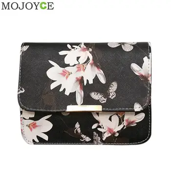 

Folk Printing women handbags ombre floral Bow print shoulder crossbody bags ladies pu leather totes fashion messenger bag Bolsas