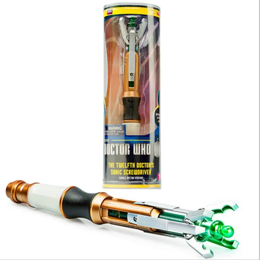 Doctor Who Full Size 12th Sonic Screwdriver 3d LED Torch Flashlight Official for sale online