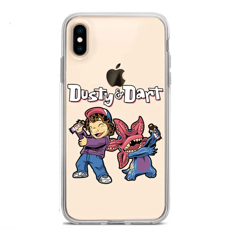 Stranger things Сезон 3 Мягкий Силиконовый ТПУ чехол для телефона чехол для iPhone 8 7 6 6S Plus X XS MAX 5 5S SE XR Американский ТВ Coque Capa - Цвет: TPU